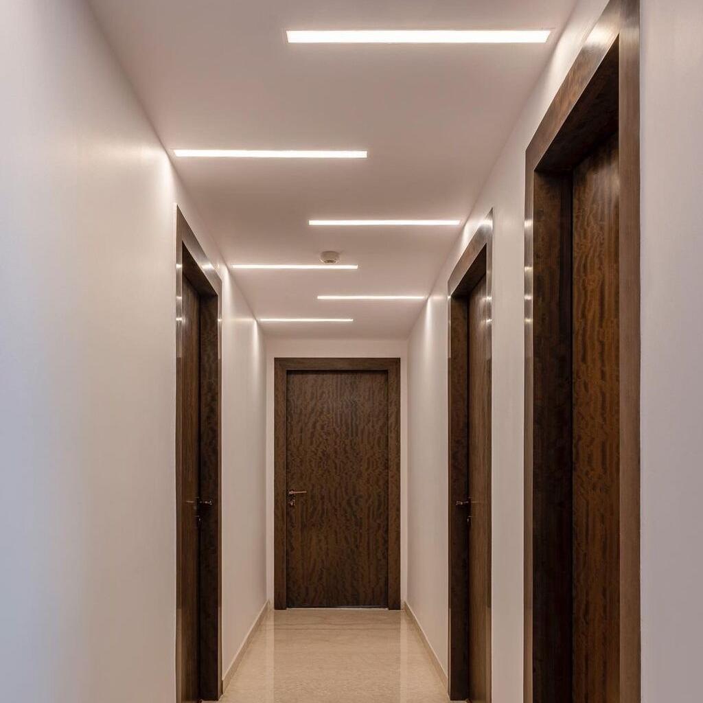 Натяжные потолки с подсветкой в коридор Потолки Всем