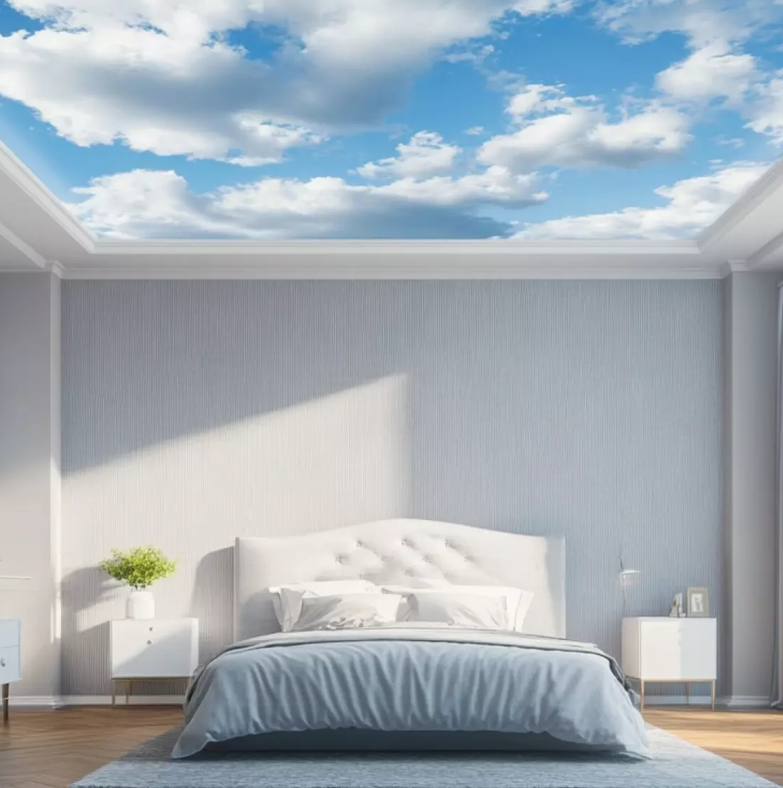 Натяжные потолки небо с облаками Потолки Всем