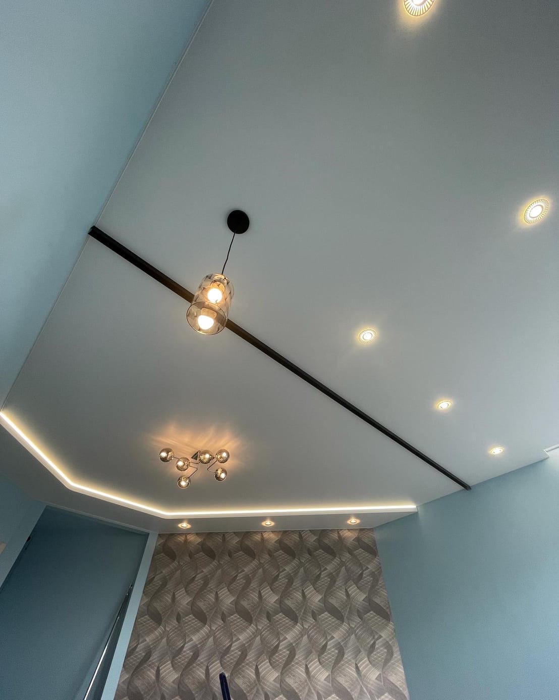 Двухуровневые натяжные потолки Потолки Всем