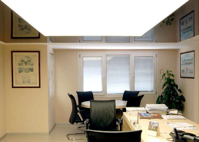 Натяжные потолки для коммерческого помещения Потолки Всем