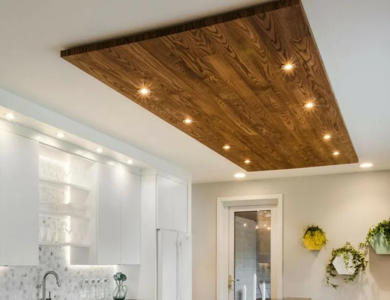 Натяжные потолки под дерево Потолки Всем