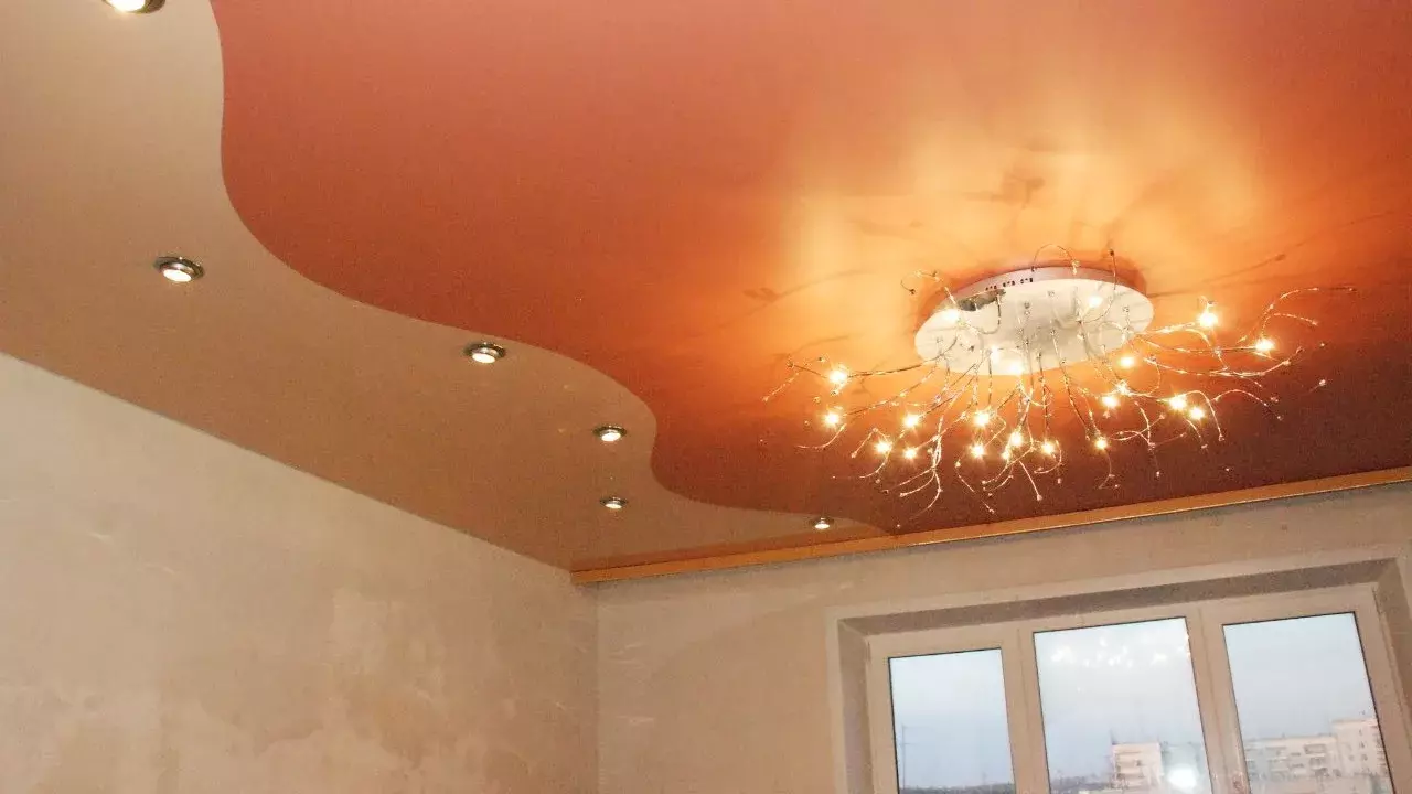 Комбинированные натяжные потолки Потолки Всем