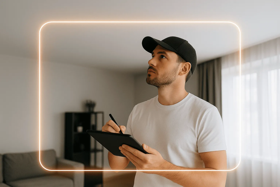 Замер натяжного потолка Потолки Всем