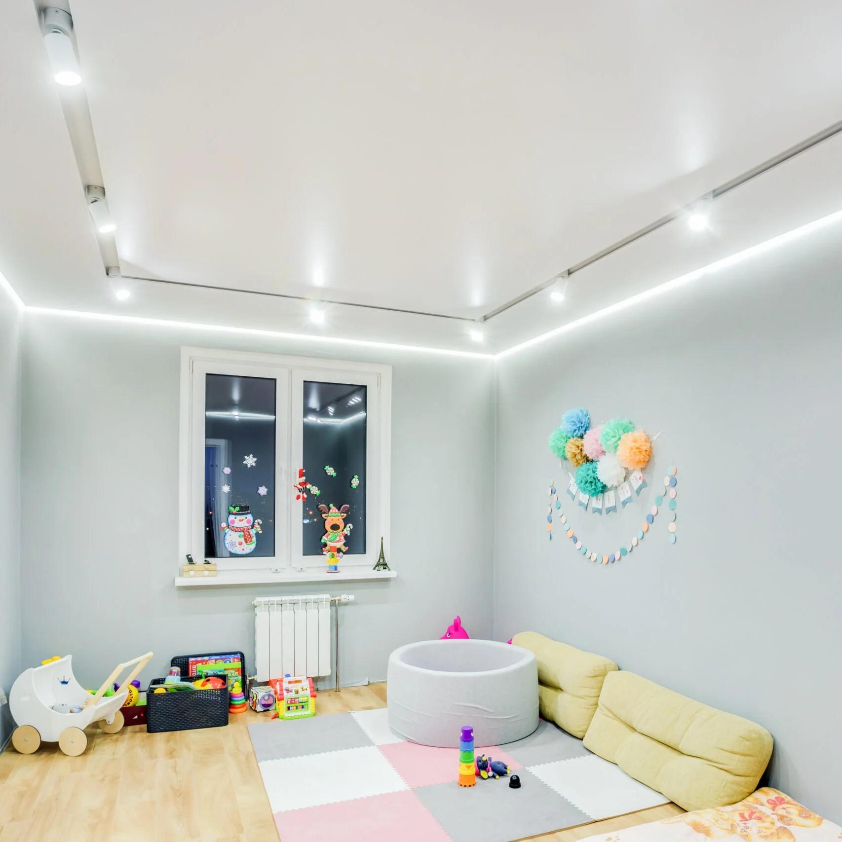 Натяжные потолки в детскую Потолки Всем