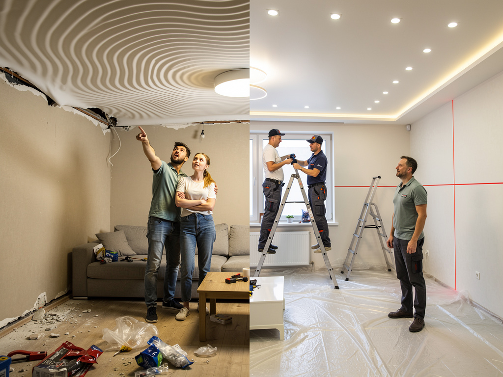 Дешёвые натяжные потолки: как акция «от 200 ₽» превращается в дорогую переделку Potolki-Vsem