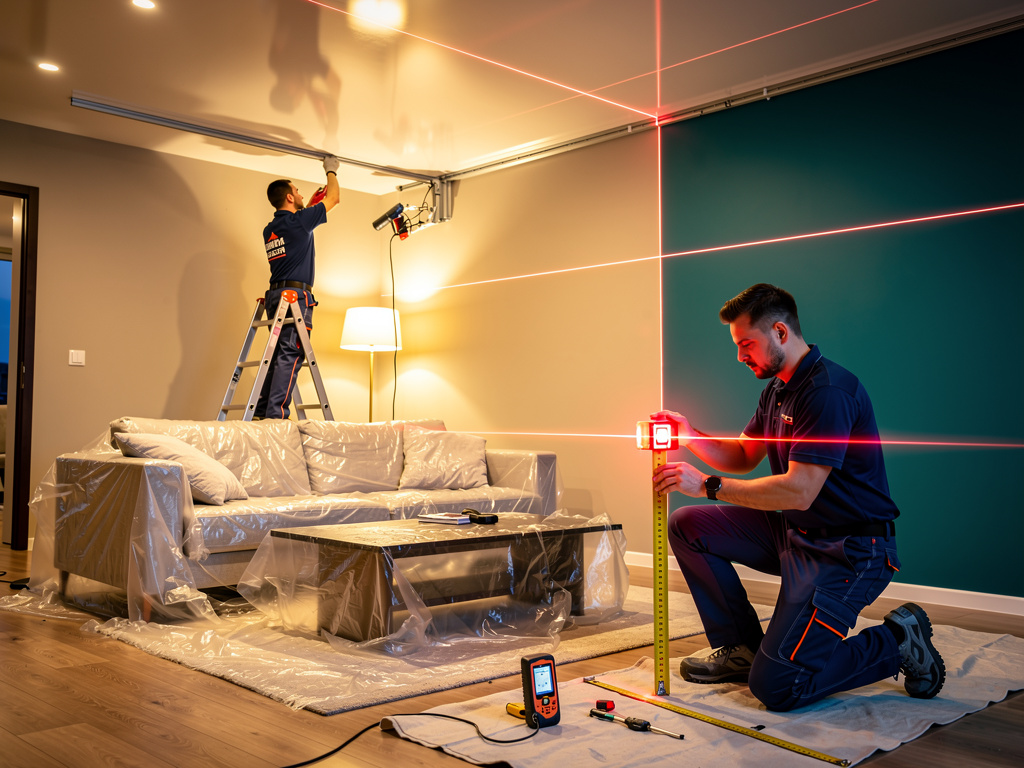 7 верных признаков, что натяжной потолок монтируют профи, а не случайная бригада Potolki-Vsem