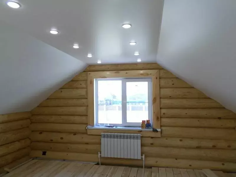 Натяжные потолки на мансарде Потолки Всем