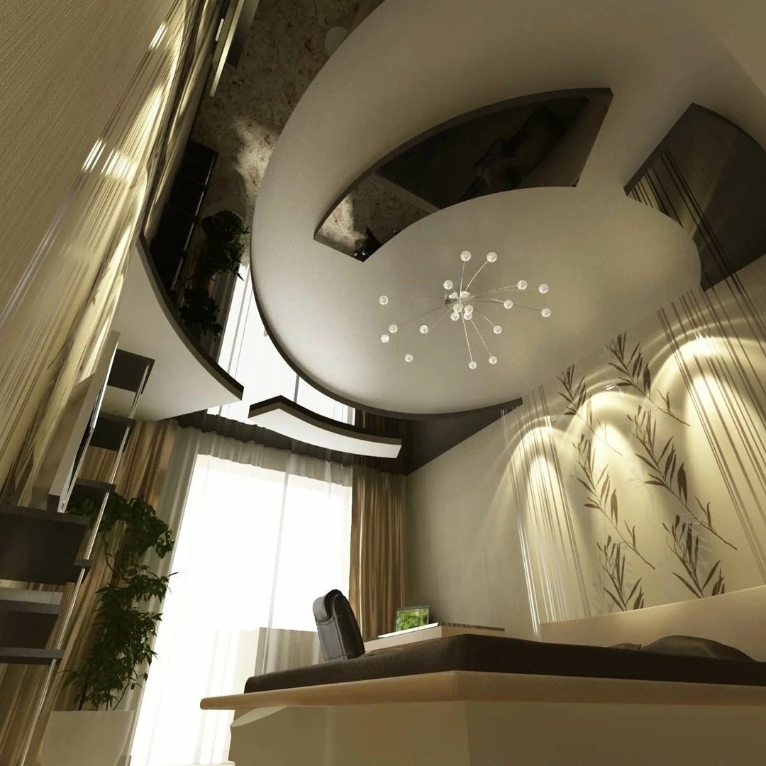 Криволинейные натяжные потолки Потолки Всем