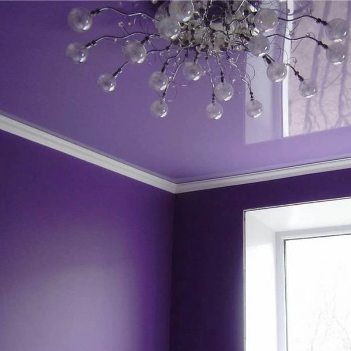 Сиреневые натяжные потолки Потолки Всем