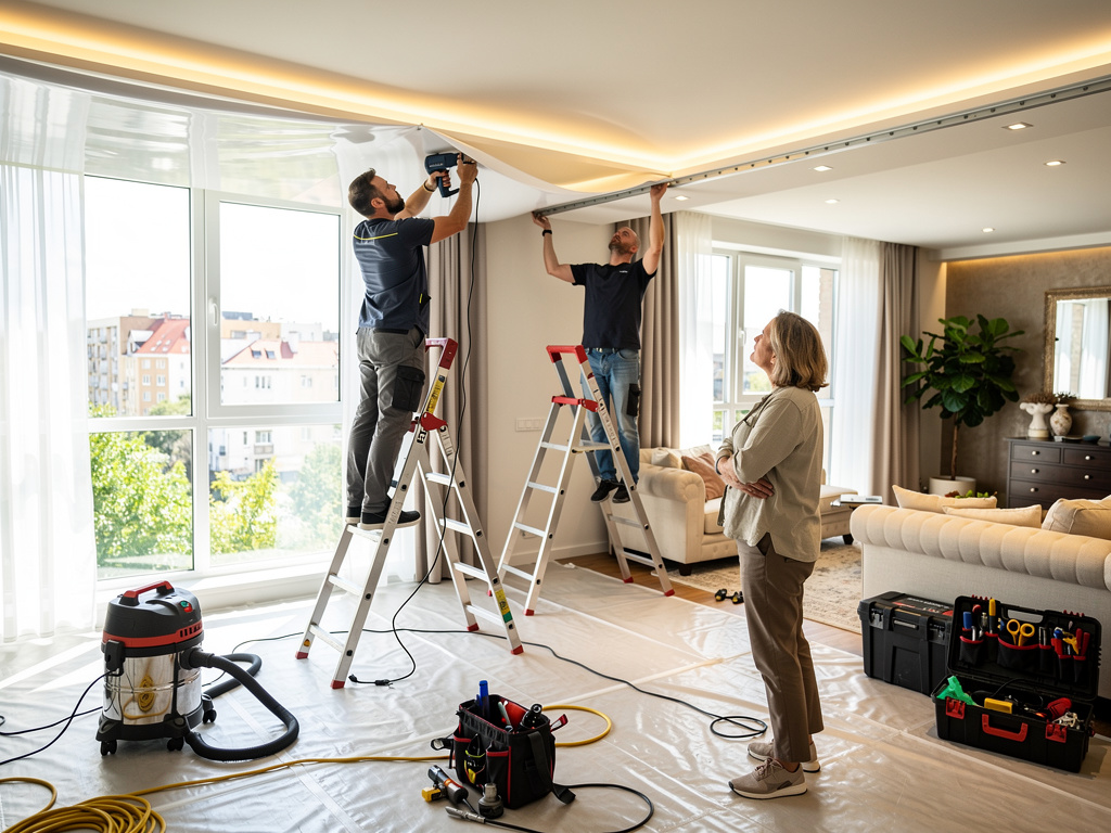 Натяжные потолки без стресса: как выбрать бригаду, зафиксировать цену и не переплатить Potolki-Vsem