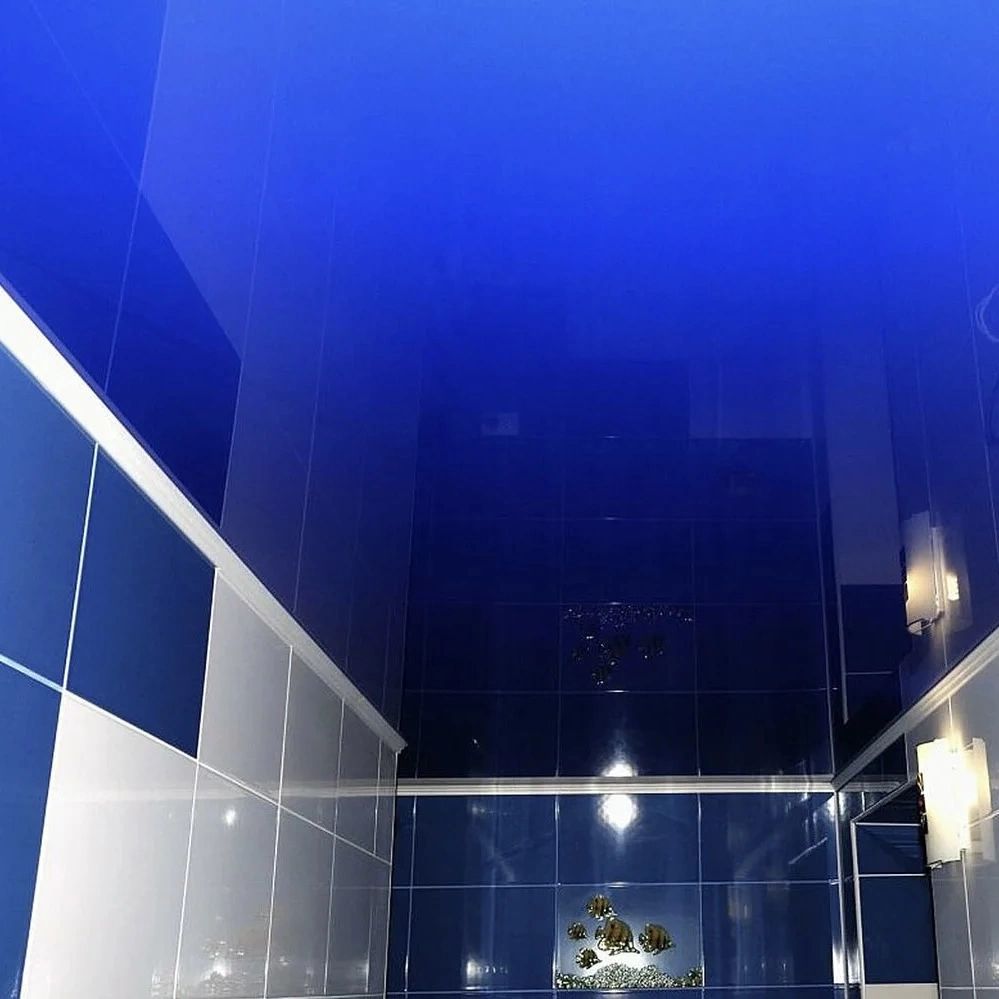 Синие натяжные потолки Потолки Всем