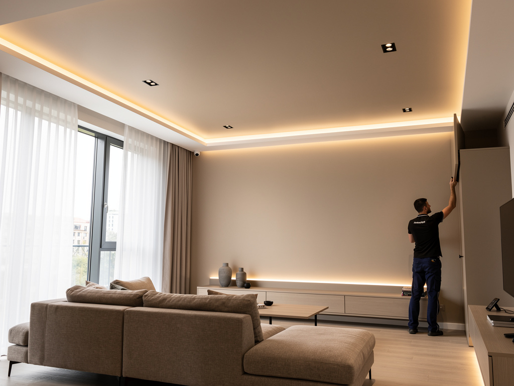 Натяжной потолок в интерьере: как выбрать цвет, фактуру и свет, чтобы было «как у дизайнера» Potolki-Vsem