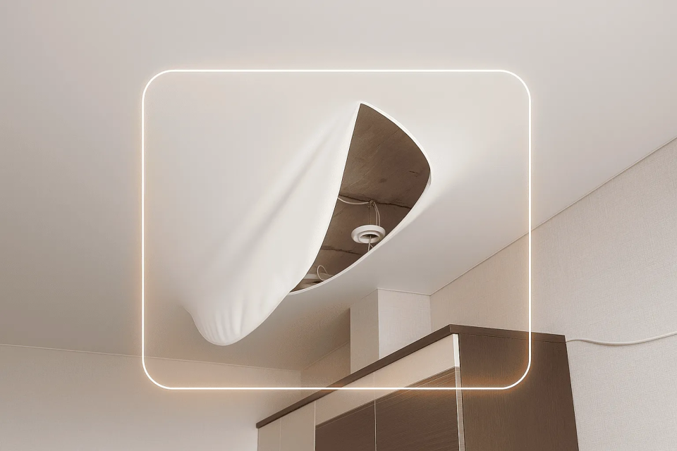 Перетяжка натяжного потолка potolki-vsem.ru