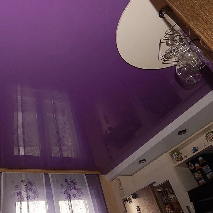 Фиолетовые натяжные потолки Потолки Всем